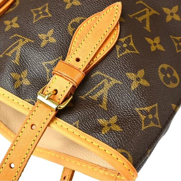 AUTHENTIC LOUIS VUITTON MONOGRAM BUCKET PM TOTE BAG DK0152 - Picture 3 of 8